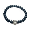 Mi Cielo London Bracelet Jaguar lava stone bracelet silver