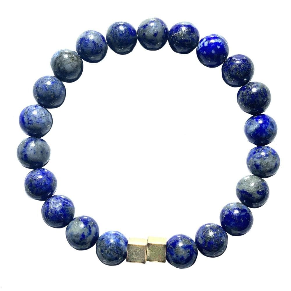 Mi Cielo London Bracelet Lapis lazuli bracelet duo squares