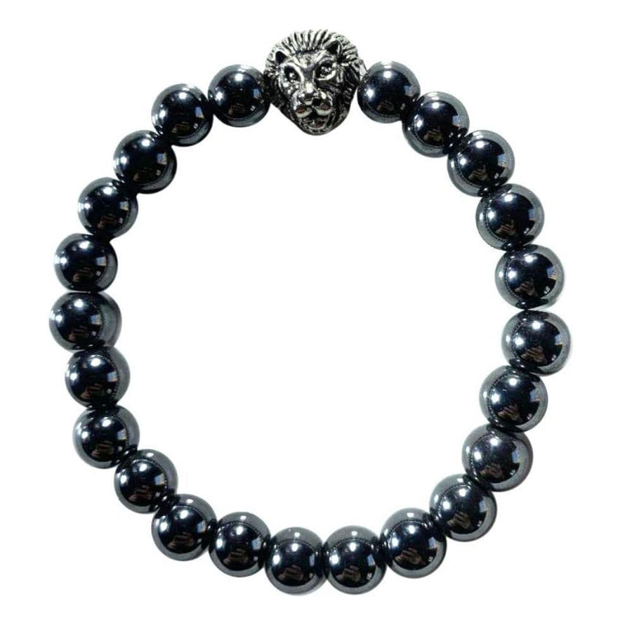 Lion hematite bracelet