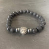 Mi Cielo London Bracelet Lion lava stone bracelet