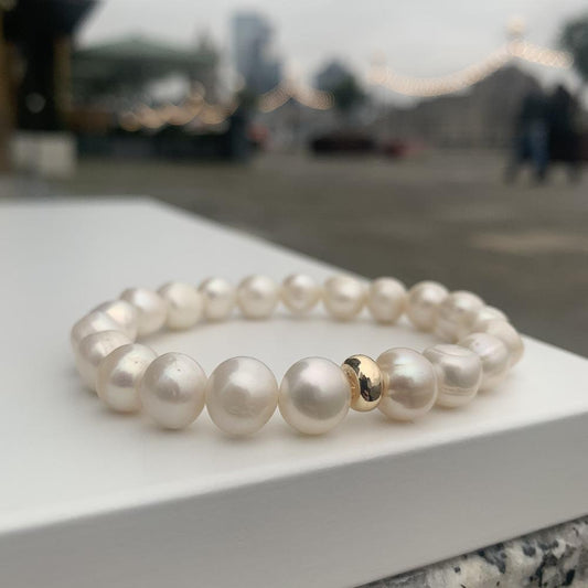 Mi Cielo London Bracelet Pearl bracelet gold plated 18k