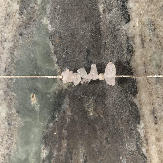 Rose quartz bracelet