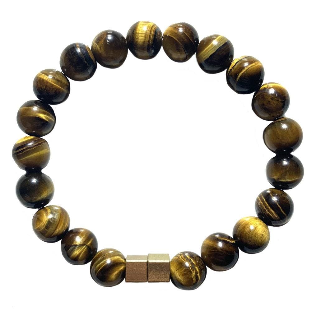 Tiger eye bracelet duo square