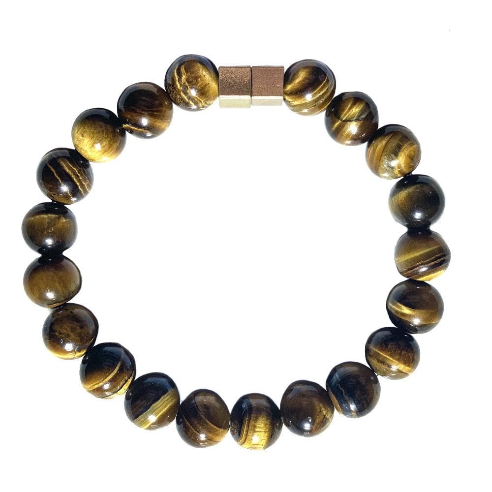 Tiger eye bracelet duo square