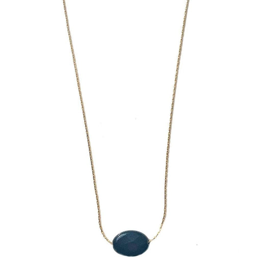 the Black onyx necklace