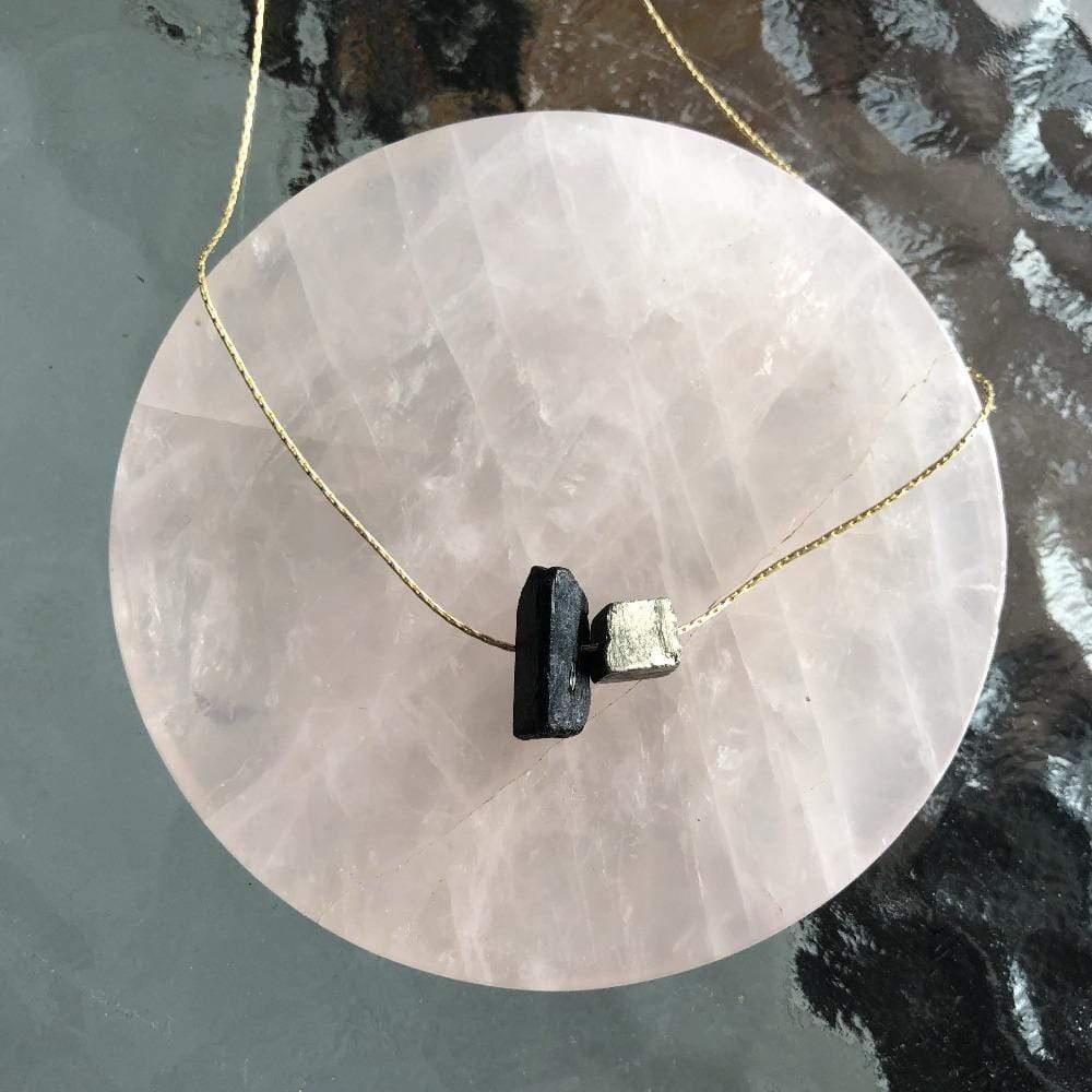 Black tourmaline necklace