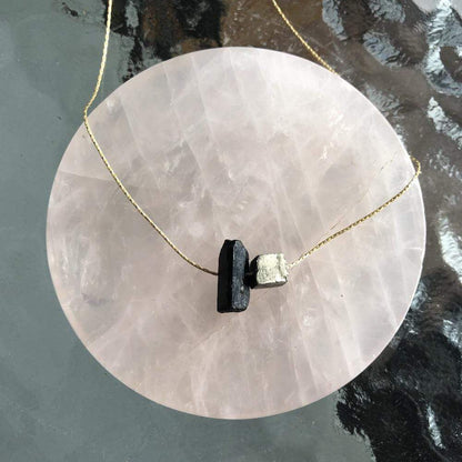 Black tourmaline necklace