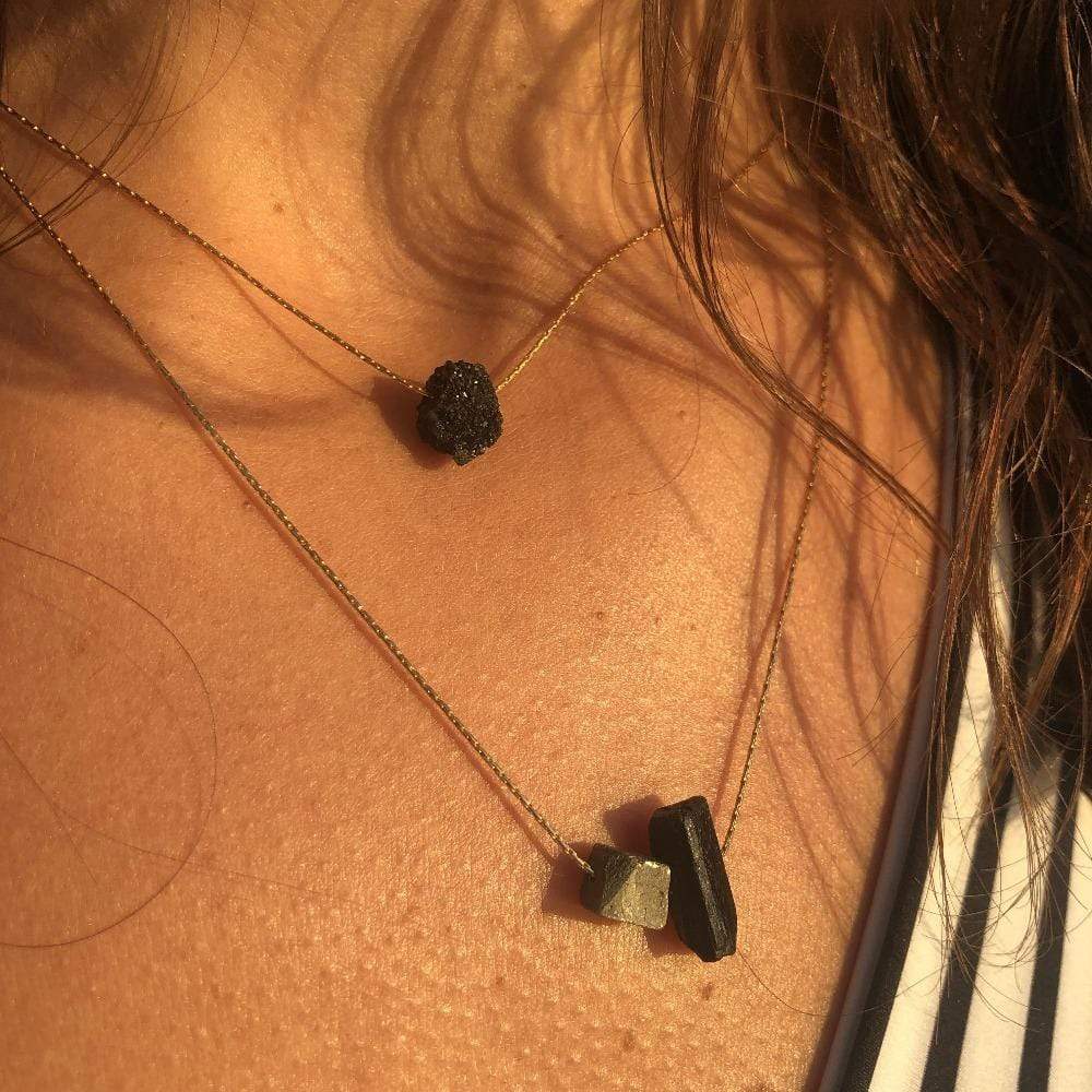 Black tourmaline necklace