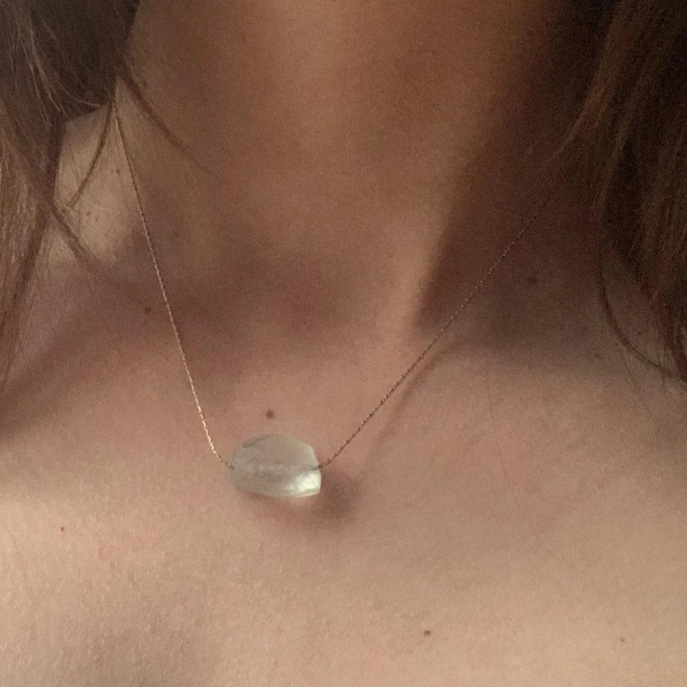 Aquamarine necklace