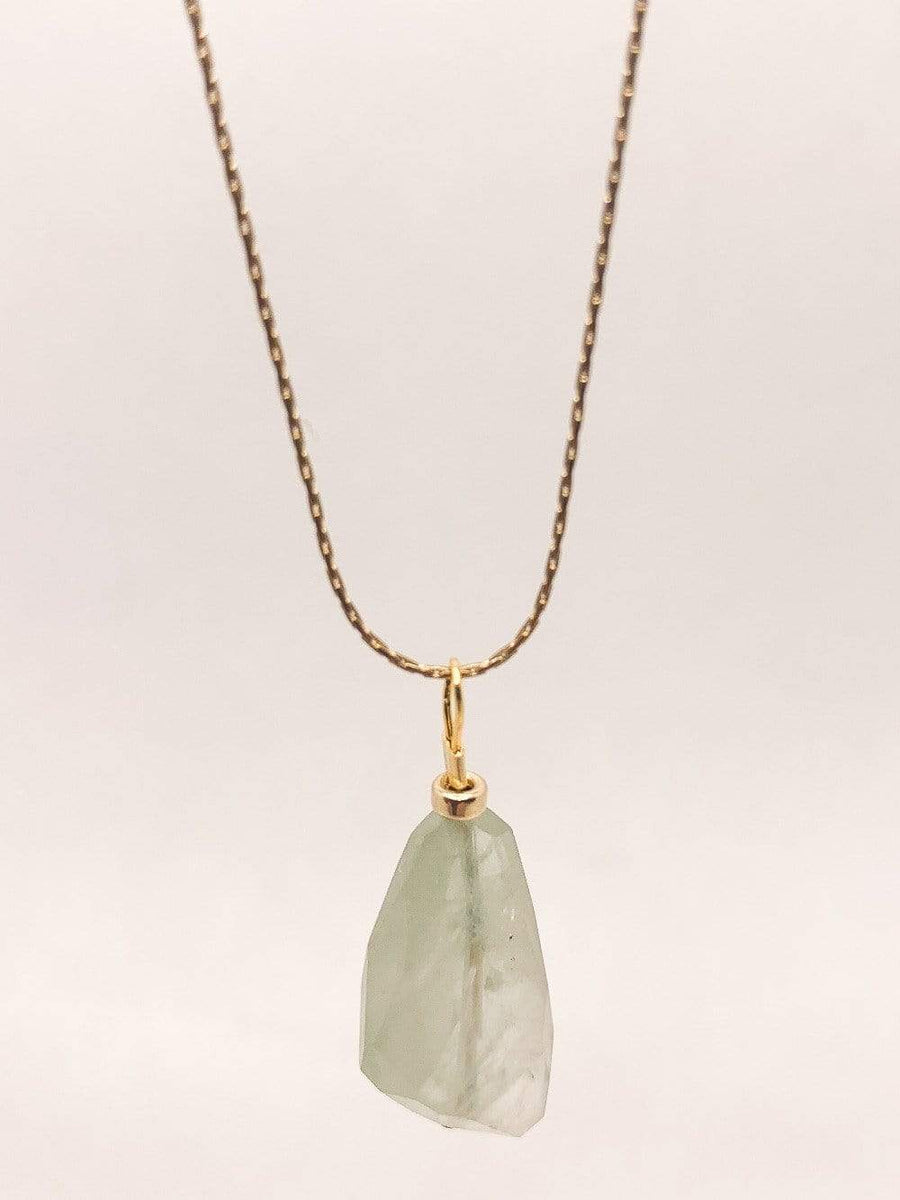 Mi Cielo London Necklace Gold Aquamarine necklace