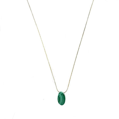 Mi Cielo London Necklace Malachite necklace Gold Malachite necklace