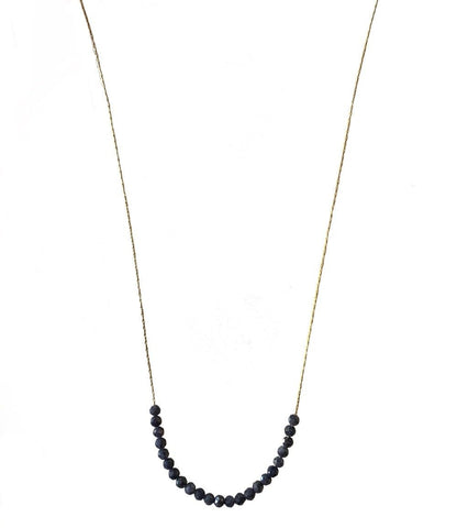 Mi Cielo London Necklace Gold filled 14k Gold Sapphire necklace