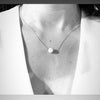 Pearl Necklace, black and white picture