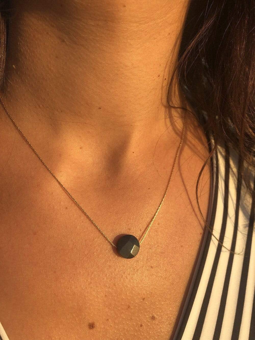 Black onyx necklace