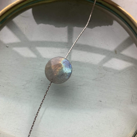 Labradorite necklace in sterling silver