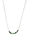 Gold Ruby-in-zoisite Necklace