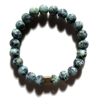 African turquoise bracelet